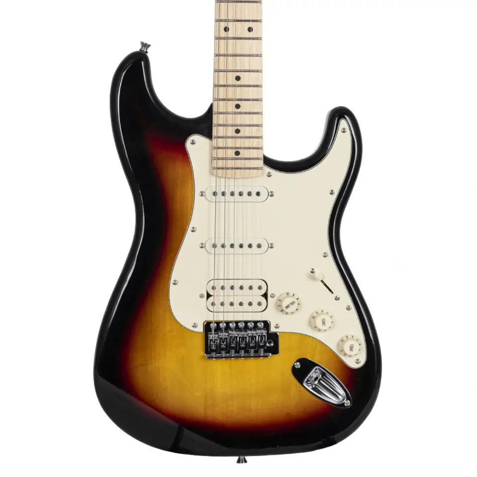 Trion TGP-112-SB Aksesuar ve Amfi Dahil Beyaz Elektro Gitar Seti