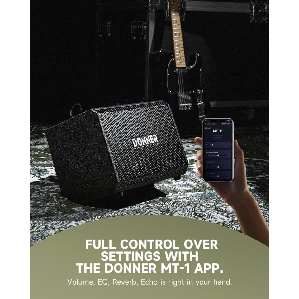Donner MT-1 Taşınabilir Bluetooth Amfi & PA Sistem