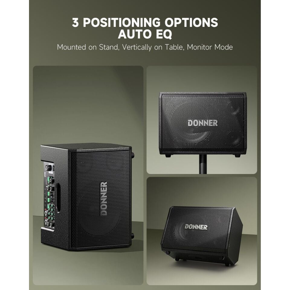 Donner MT-1 Taşınabilir Bluetooth Amfi & PA Sistem