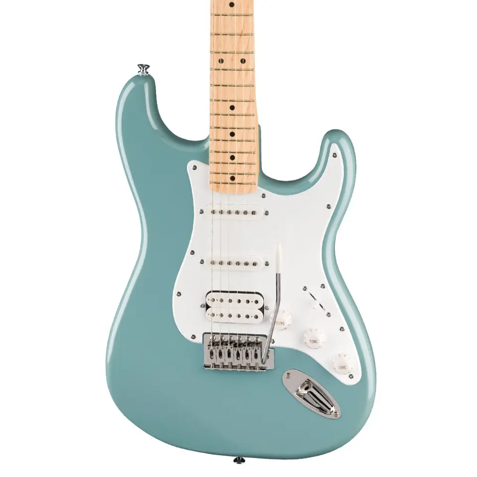 Squier FSR Sonic Stratocaster HSS Akçaağaç Klavye WPG Sonic Gray Elektro Gitar